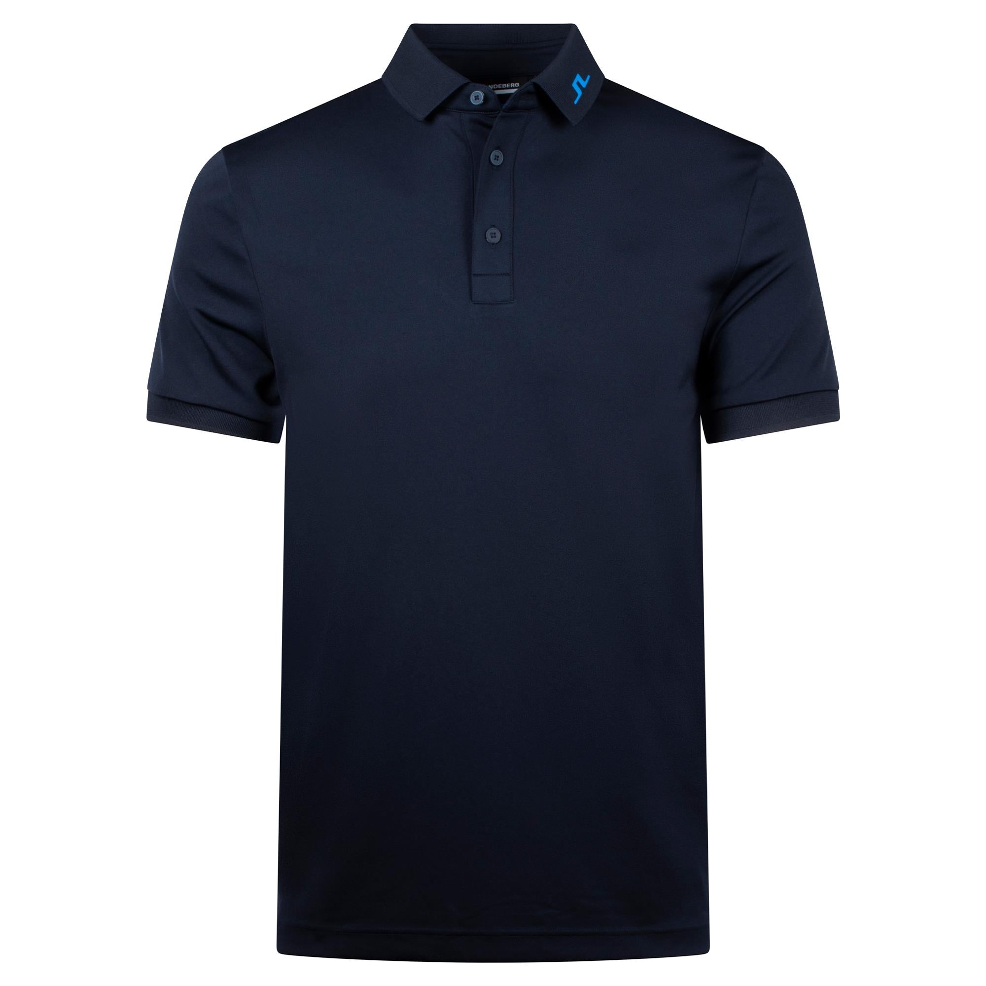 J Lindeberg KV Mens Golf Polo Shirt Sonic Blue
